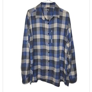 Woolrich Men's Lightweight Brushed Yarn Dyed Cotton/Poly Casual Shirt Size L